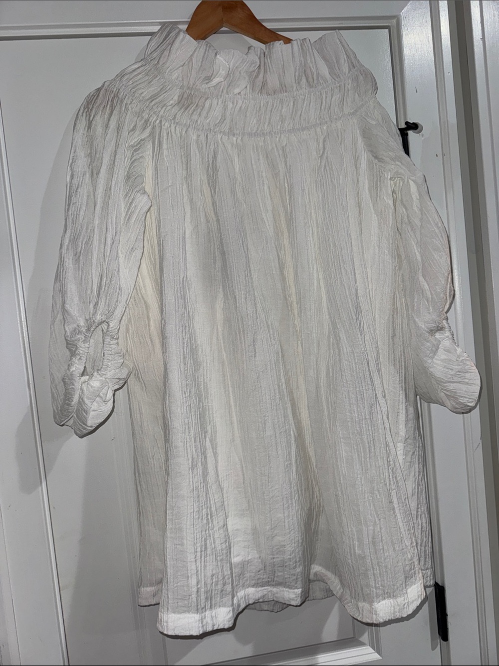 One-Shoulder White Dress Size Medium